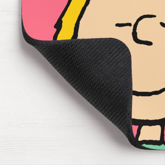 Erdnüsse | Sally Half & Halb Blume Mousepad (Ecke)