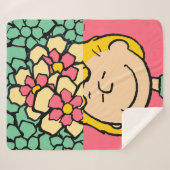 Erdnüsse | Sally Half & Halb Blume Sherpadecke (Vorderseite (Horizontal))