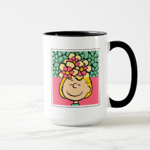 Erdnüsse   Sally Half & Halb Blume Tasse