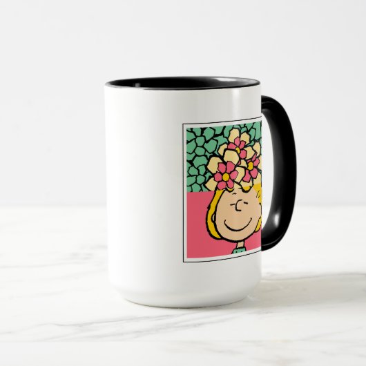 Erdnüsse | Sally Half & Halb Blume Tasse (VorderseiteRechts)