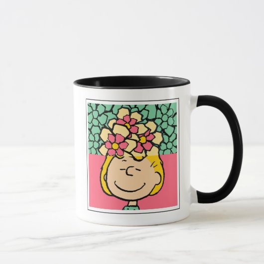 Erdnüsse | Sally Half & Halb Blume Tasse (Rechts)