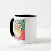 Erdnüsse | Sally Half & Halb Blume Tasse (Vorderseite Links)