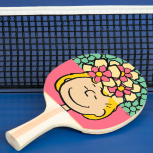 Erdnüsse Sally Half & Halb Blume Tischtennis Schläger
