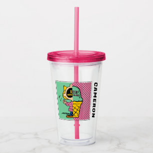 Erdnüsse   Sally Ice Cream Half & Halb Acryltrinkbecher