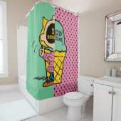 Erdnüsse | Sally Ice Cream Half & Halb Duschvorhang (Beispiel)