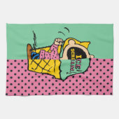 Erdnüsse | Sally Ice Cream Half & Halb Geschirrtuch (Horizontal)