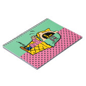 Erdnüsse | Sally Ice Cream Half & Halb Notizblock (Linke Seite)