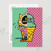 Erdnüsse | Sally Ice Cream Half & Halb Postkarte (Vorne/Hinten)