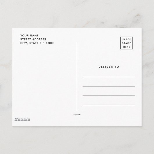 Erdnüsse | Sally Ice Cream Half & Halb Postkarte (Rückseite)