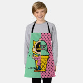 Erdnüsse | Sally Ice Cream Half & Halb Schürze (Getragen)