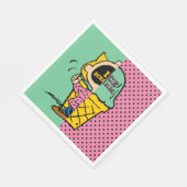 Erdnüsse | Sally Ice Cream Half & Halb Serviette (Ecke)