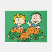 Erdnüsse | Sally & Linus auf dem Pumpkin-Feld Fußmatte (Vorderseite)