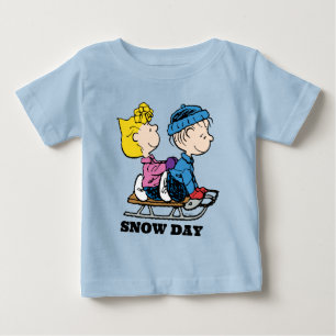 Erdnüsse Sally & Linus Sled Riding Baby T-shirt