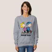 Erdnüsse | Sally & Linus Sled Riding Sweatshirt (Vorne ganz)