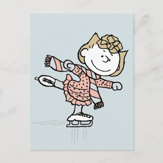Erdnüsse | Sally On Ice Postkarte (Vorderseite)