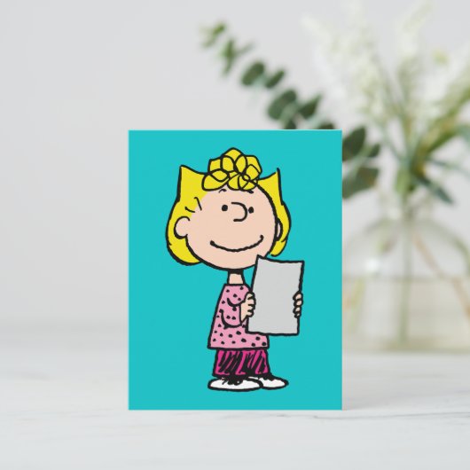 Erdnüsse | Sally Postkarte (Stehend Vorderseite)