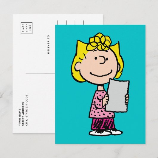 Erdnüsse | Sally Postkarte (Vorne/Hinten)