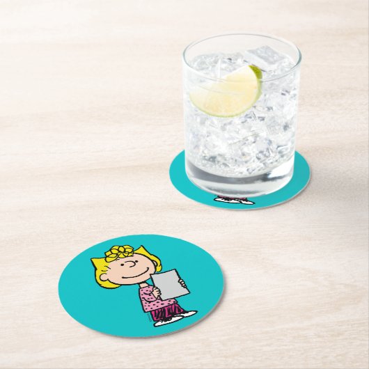 Erdnüsse | Sally Runder Pappuntersetzer (Vor Ort)