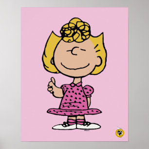 Erdnüsse Sally Super Lächeln Poster
