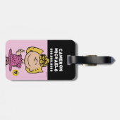 Erdnüsse | Sally Super Smile Gepäckanhänger (Rückseite horizontal)