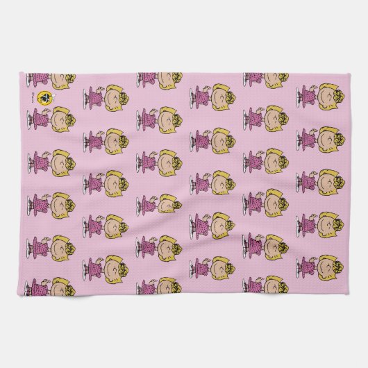 Erdnüsse | Sally Super Smile Geschirrtuch (Horizontal)