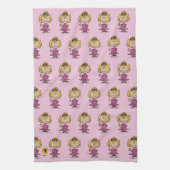 Erdnüsse | Sally Super Smile Geschirrtuch (Vertikal)