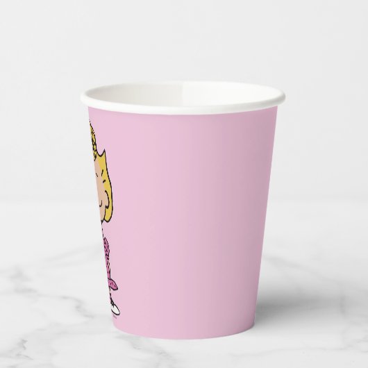 Erdnüsse | Sally Super Smile Pappbecher (Links)