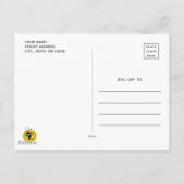 Erdnüsse | Sally Super Smile Postkarte (Rückseite)