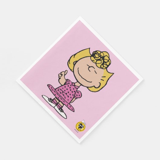 Erdnüsse | Sally Super Smile Serviette (Ecke)