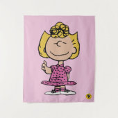 Erdnüsse | Sally Super Smile Wandteppich (Vorderseite)