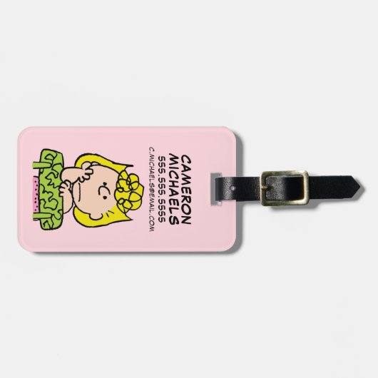 Erdnüsse | Sally Thinking Gepäckanhänger (Vorderseite horizontal)