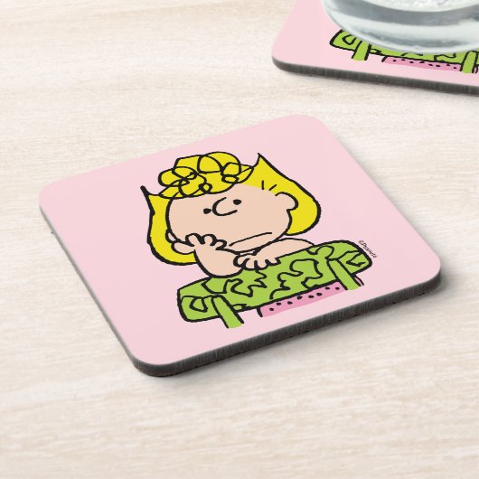 Erdnüsse | Sally Thinking Getränkeuntersetzer (Linke Seite)