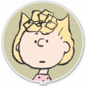 Erdnüsse | Sally's Faces Aufkleber (Vorderseite)