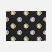 Erdnüsse | Sally's Faces Fleecedecke (Vorderseite (Horizontal))