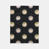 Erdnüsse | Sally's Faces Fleecedecke (Vorderseite)