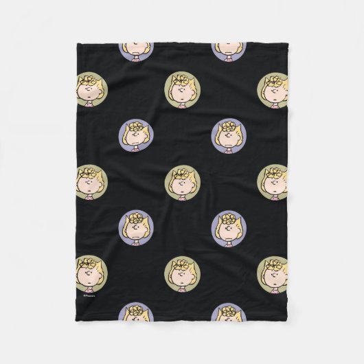 Erdnüsse | Sally's Faces Fleecedecke (Vorderseite)