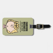 Erdnüsse | Sally's Faces Gepäckanhänger (Vorderseite horizontal)