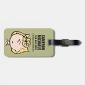 Erdnüsse | Sally's Faces Gepäckanhänger (Rückseite horizontal)