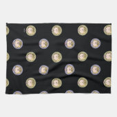 Erdnüsse | Sally's Faces Geschirrtuch (Horizontal)