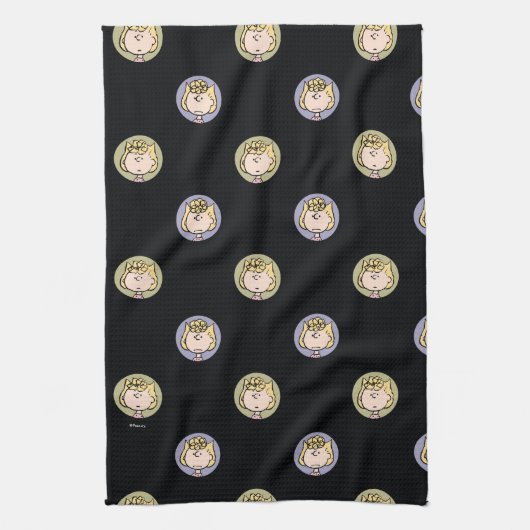 Erdnüsse | Sally's Faces Geschirrtuch (Vertikal)