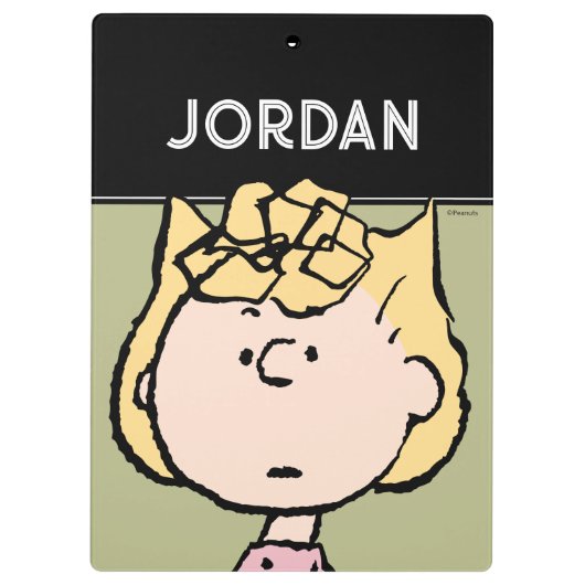 Erdnüsse | Sally's Faces Klemmbrett (Rückseite)