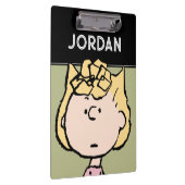 Erdnüsse | Sally's Faces Klemmbrett (Rechts)