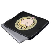 Erdnüsse | Sally's Faces Laptopschutzhülle (Vorne Knopf)