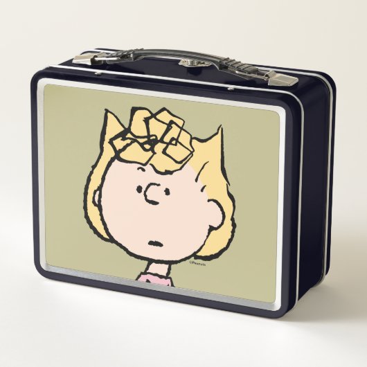 Erdnüsse | Sally's Faces Metall Brotdose (Rückseite)