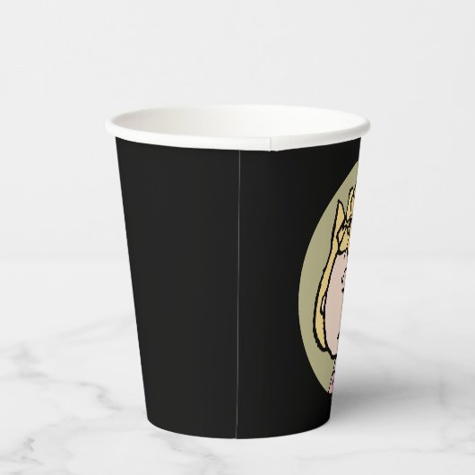 Erdnüsse | Sally's Faces Pappbecher (Rechts)