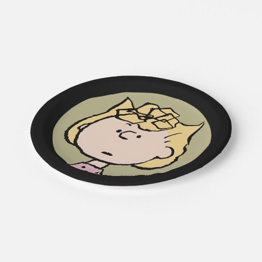 Erdnüsse | Sally's Faces Pappteller (Schrägansicht)