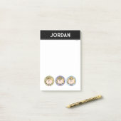 Erdnüsse | Sally's Faces Post-it Klebezettel (Auf Schreibtisch)