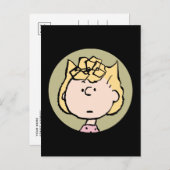 Erdnüsse | Sally's Faces Postkarte (Vorne/Hinten)