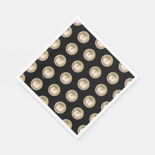 Erdnüsse | Sally's Faces Serviette (Ecke)