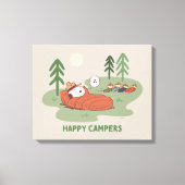 Erdnüsse | Schlafanzüge für Snoopy und Holz Leinwanddruck (Vorderseite)